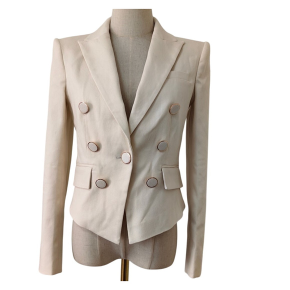 Veronica Beard Diego Dickey Jacket Ecru US 4 - Picture 7 of 11